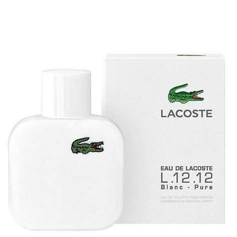 pure white cologne sample|lacoste pure white cologne.